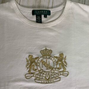 Ralph Lauren Ladies White T-Shirt | E11